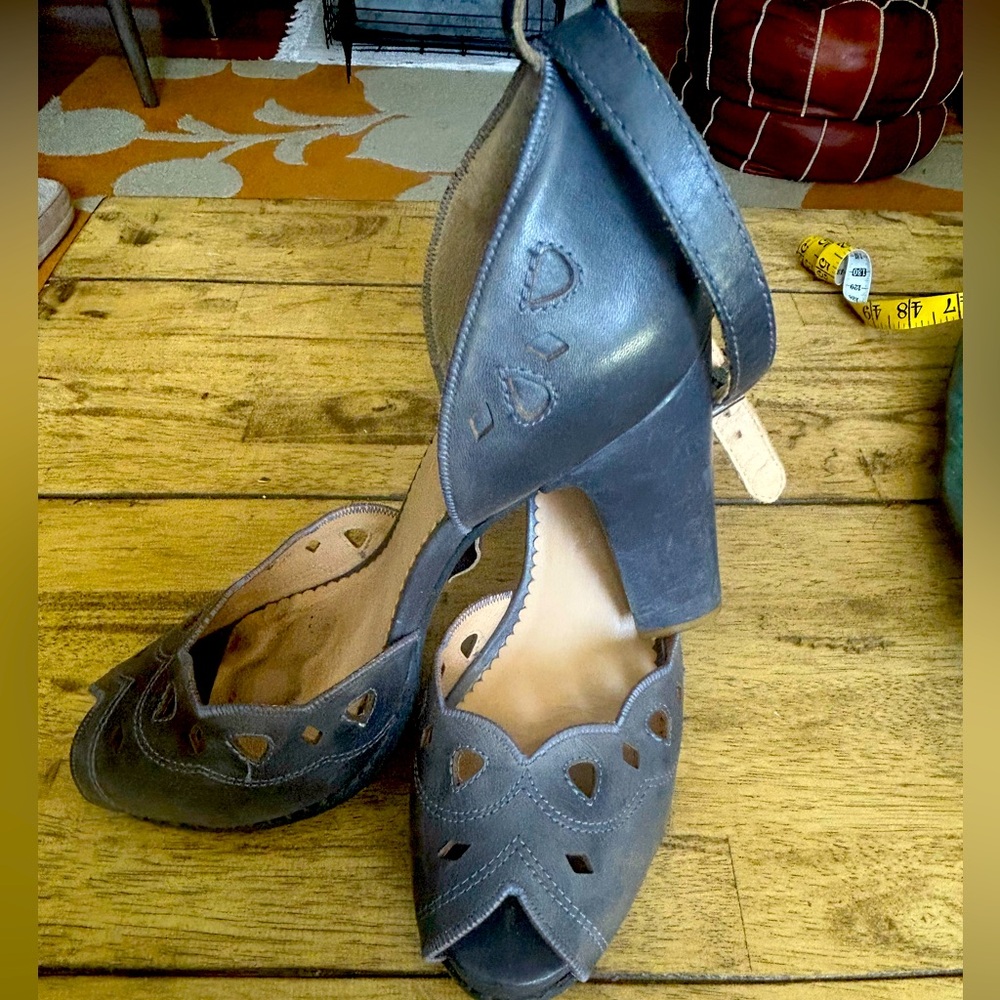 Anthropologie Marlene Peep-Toes Open Toe High Heels Sandals By Timberland Size 9